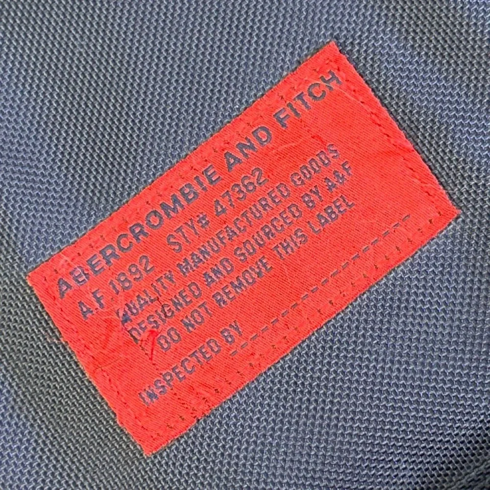 Vintage 90s Abercrombie & Fitch Navy Blue Sling Bag Crossbody Travel Pack